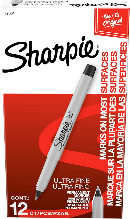 Sharpie_Permanent_Markers,_Ultra_Fine_Tip,_Black,_12_Count_-_Office_Supplies,_Quick_Drying,_Fade_Resistant,_Ideal_for_Posters,_Drawing,_Coloring