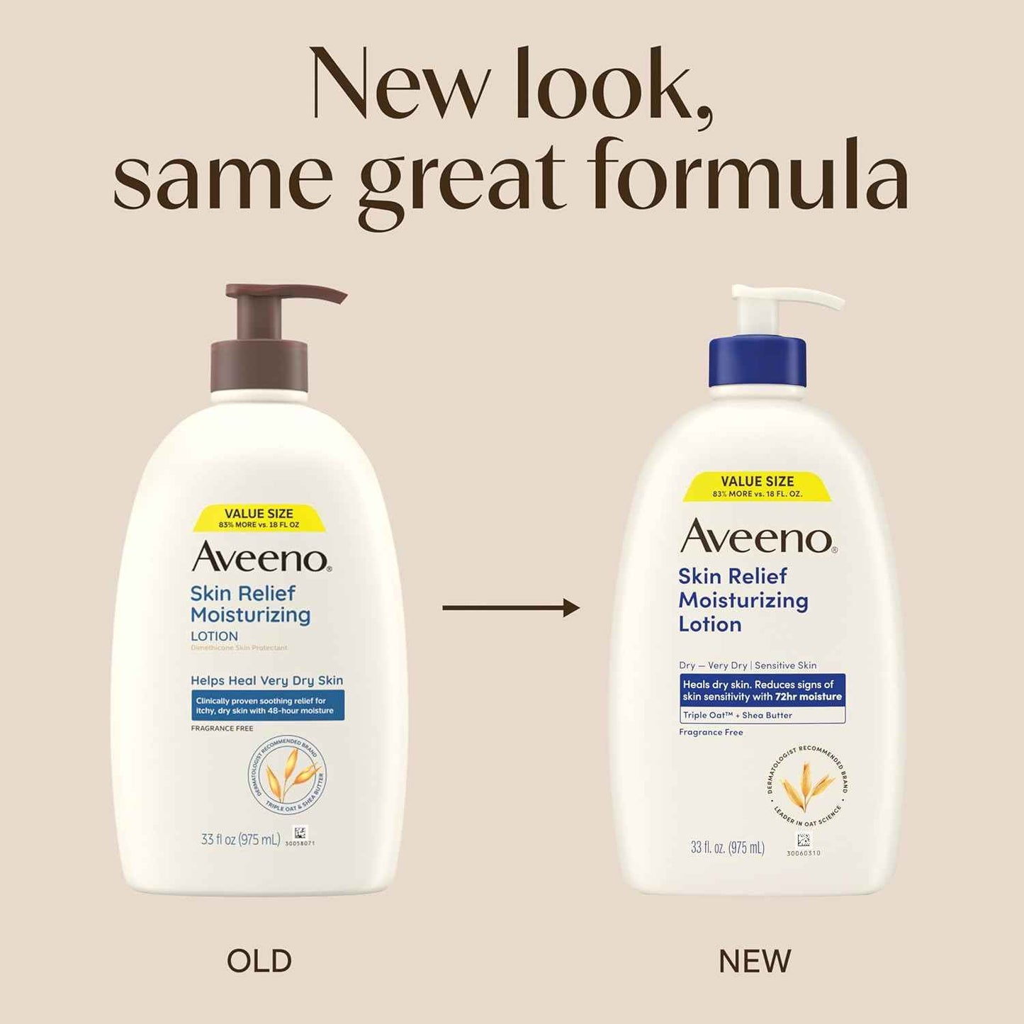 Aveeno Skin Relief Moisturizing Lotion – Calming Post-Shower Ritual for Very Dry Sensitive Skin
