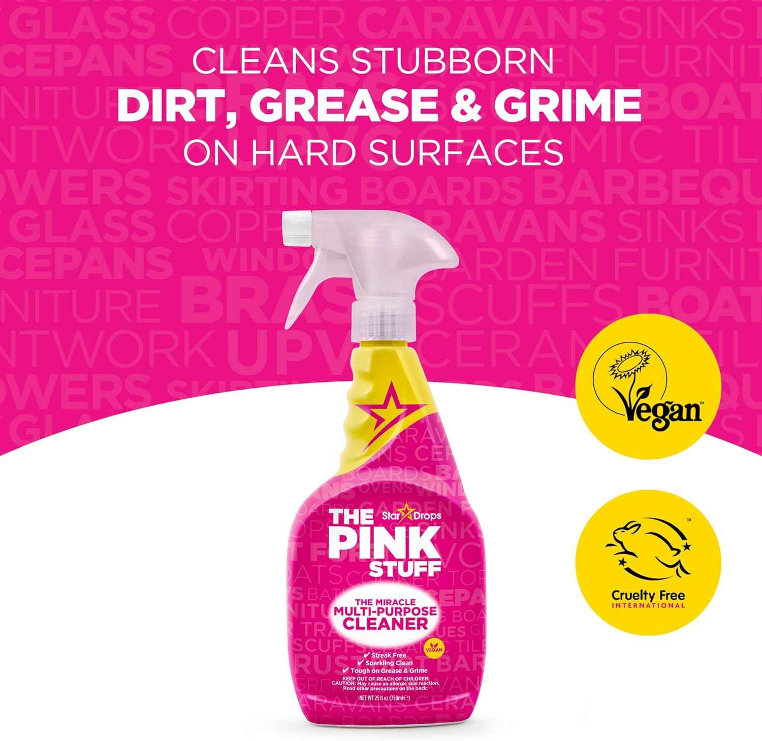 Stardrops – The Pink Stuff Ultimate Cleaning Pack – Housewarming Gift for New Homeowners, All-in-One Kitchen and Bathroom Bundle