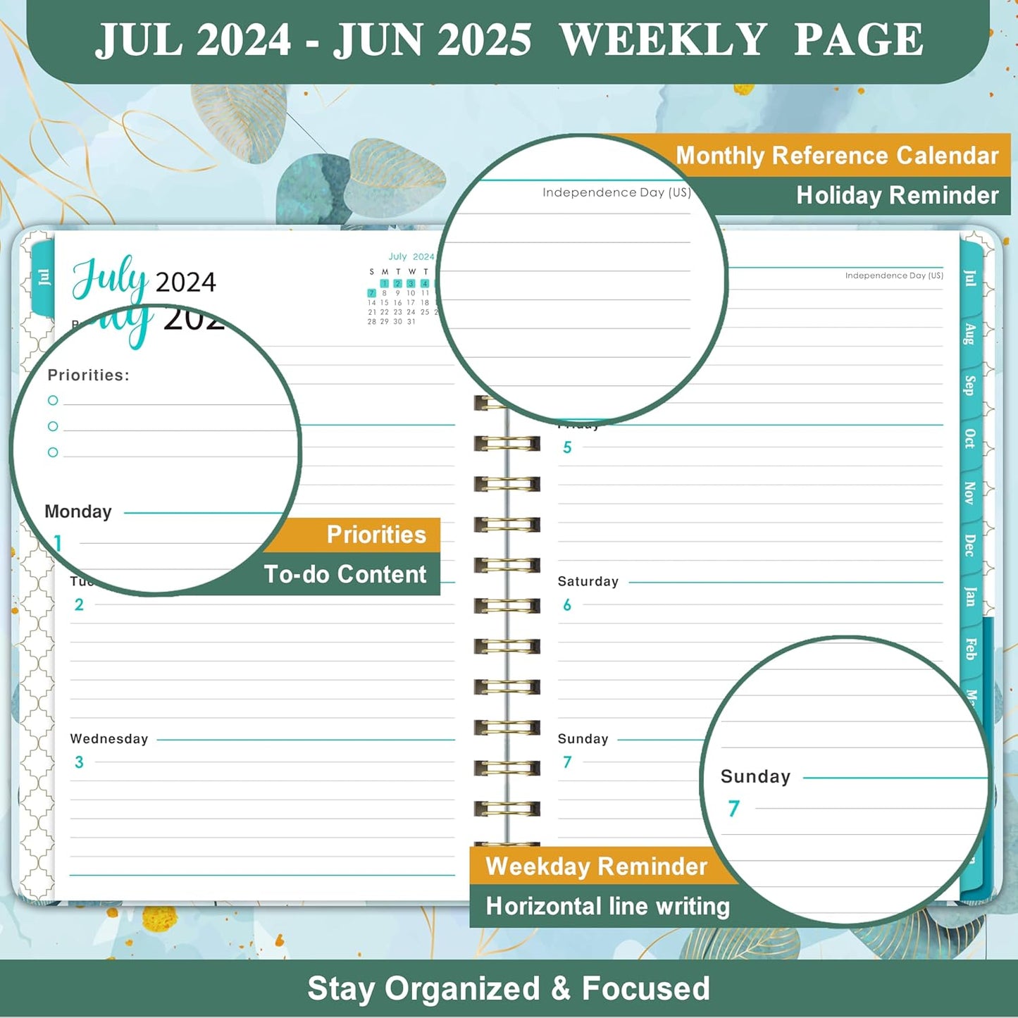 2024-2025_Planner_-_Academic_Planner_2024-2025,_from_Jul._2024_to_Jun._2025,_6.3''_x_8.4'',_Planner_2024-2025_Daily_Weekly_and_Monthly_with_Tabs