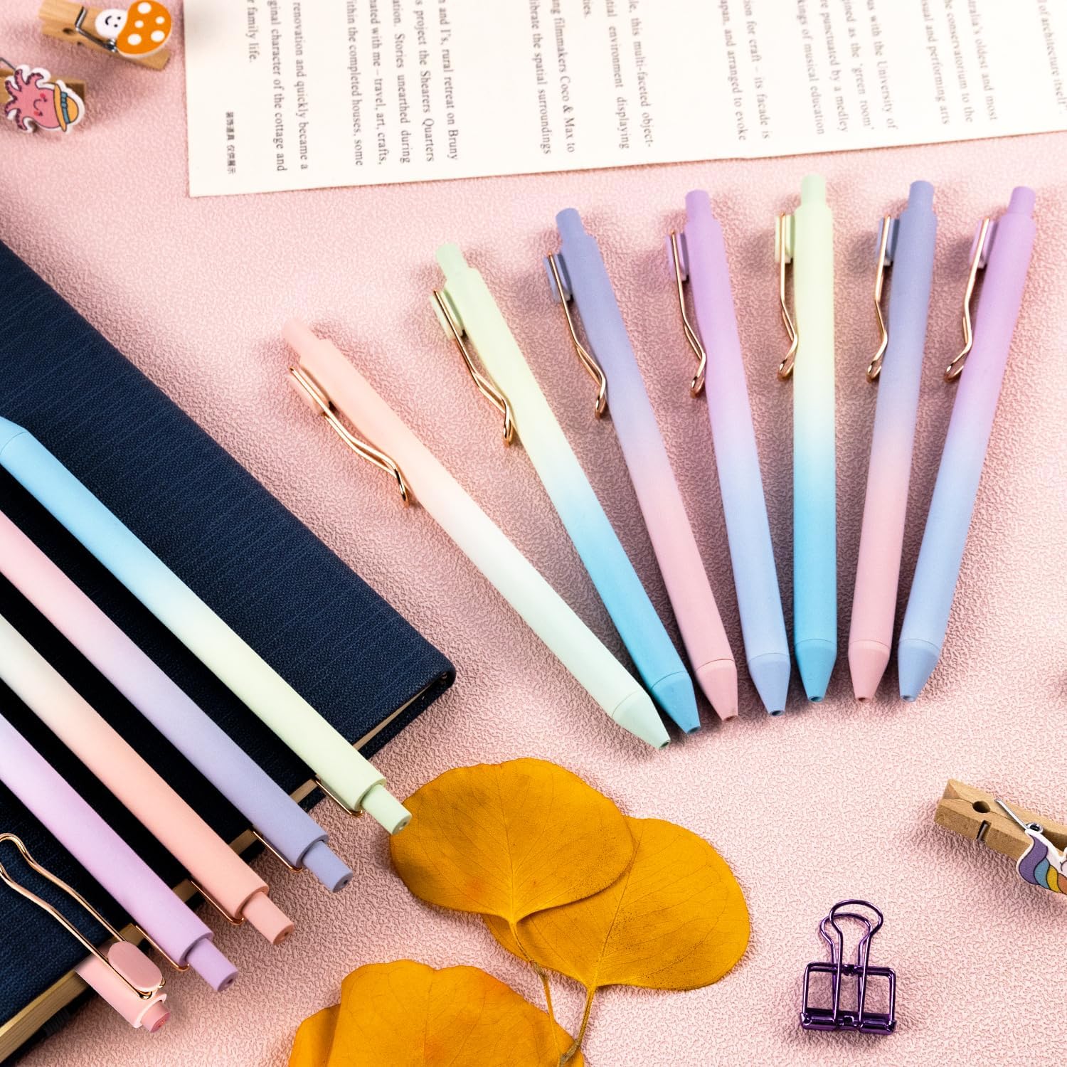 Gel_Pens,_Smooth_Writing_Pens_No_Bleed_&_Smear,_Black_Ink_Cute_Pens_Fine_Point_(0.5mm),_Retractable_Aesthetic_Journaling_Pens_School_Office_Supplies_for_Women_&_Men