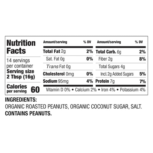 7g of protein (7% dv) per serving with only 60 calories