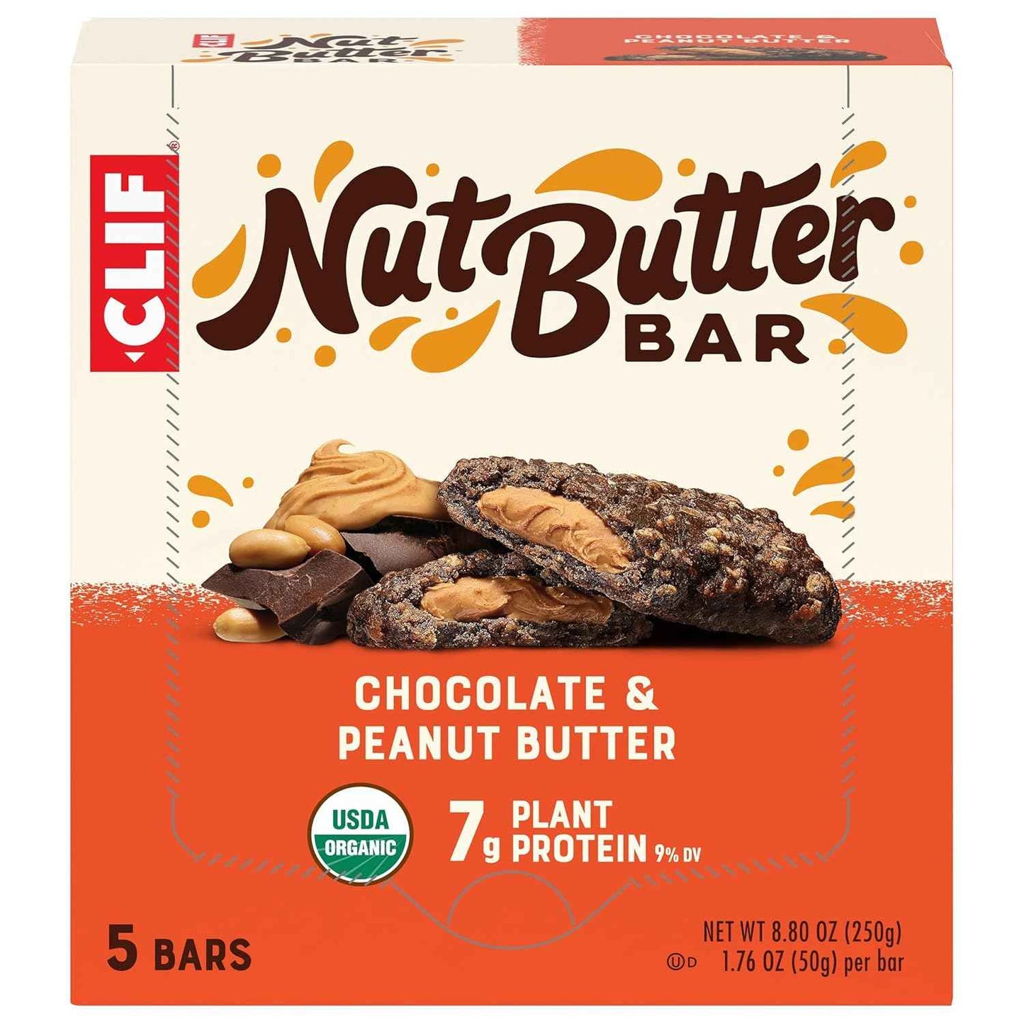 CLIF Nut Butter Bar – Individually Wrapped Energy Bar for Cycling Routes and Trail Adventures
