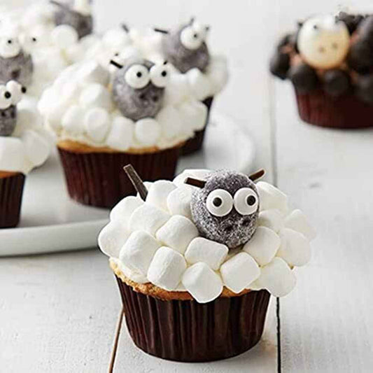 Sprinkle Haven 7mm Sugar Googly Eyes – Nut-Free Egg-Free Dairy-Free Cake Decor for Sensitive Eaters