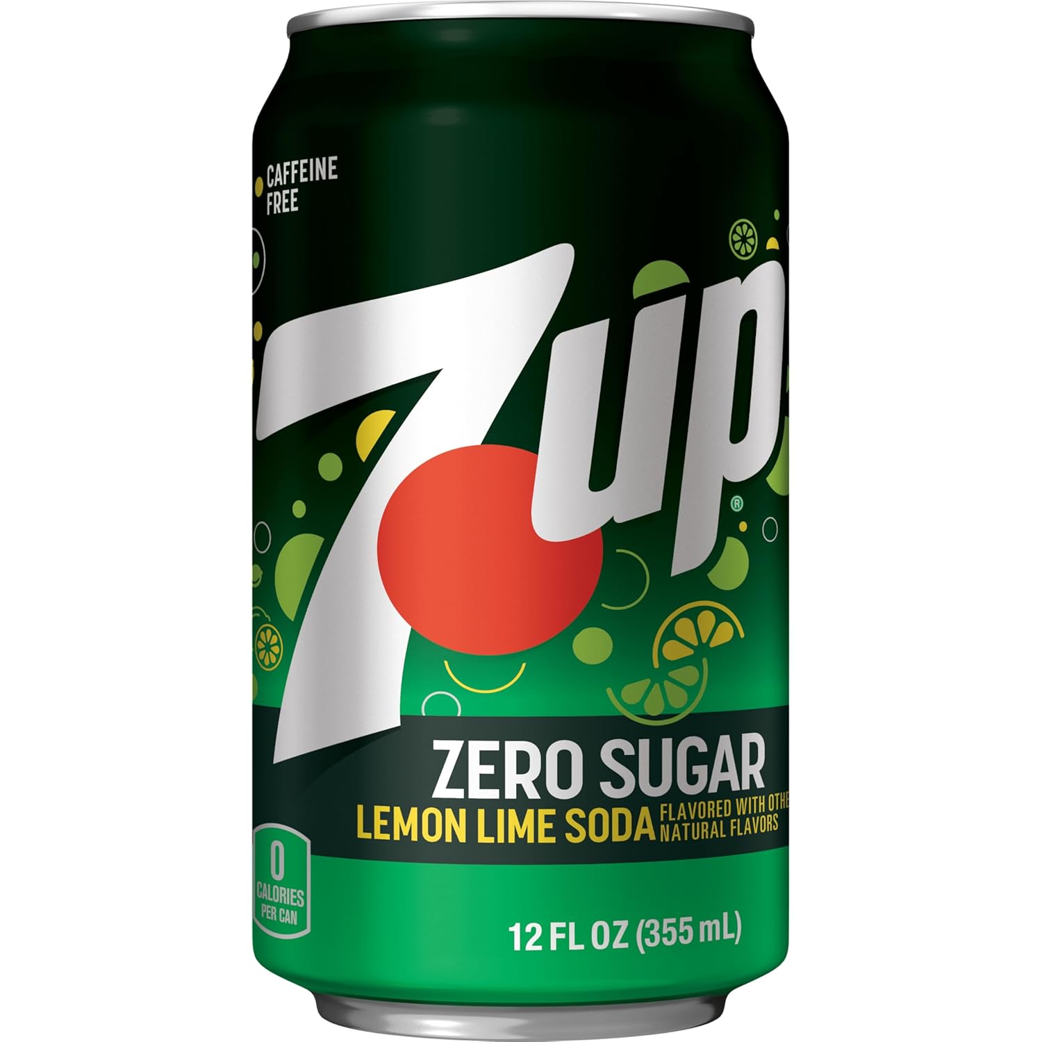 7UP Zero Sugar Soda, 12-Pack Cans – Office Break Room Refreshment for Afternoon Focus