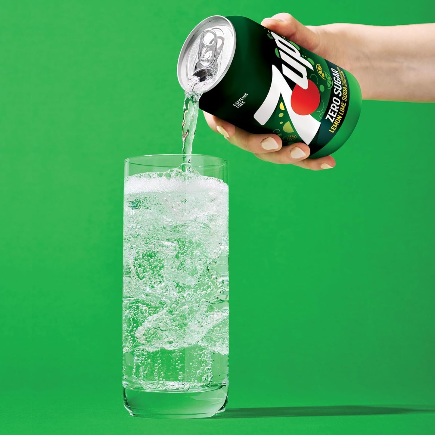 7UP Zero Sugar Soda, 12-Pack Cans – Office Break Room Refreshment for Afternoon Focus