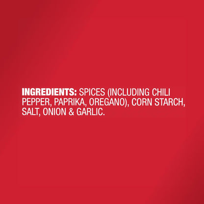 8.5 oz pouch yielding enough seasoning for 8+ lbs of ground beef