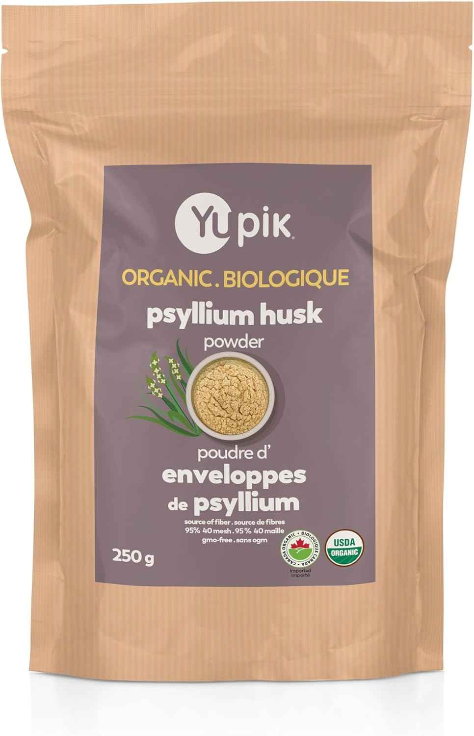 Yupik Organic Psyllium Husk Powder – Gut Health Supplement for a Calming Wellness Routine