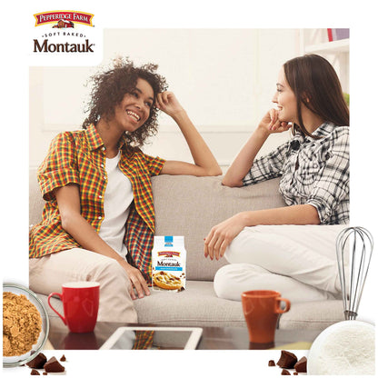 Pepperidge Farm Soft Baked Newport Dark Chocolate Cookies with Sea Salt – Lunchbox Friendly Snack for School