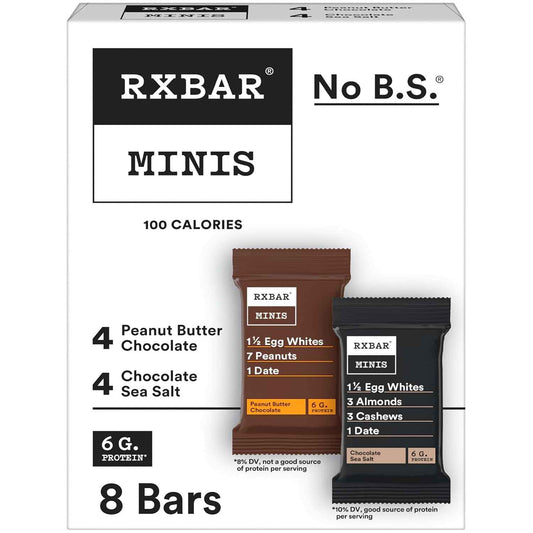 RXBAR Minis Protein Bars – Desk Drawer Snack for Busy Workdays, 6g Protein for Afternoon Focus