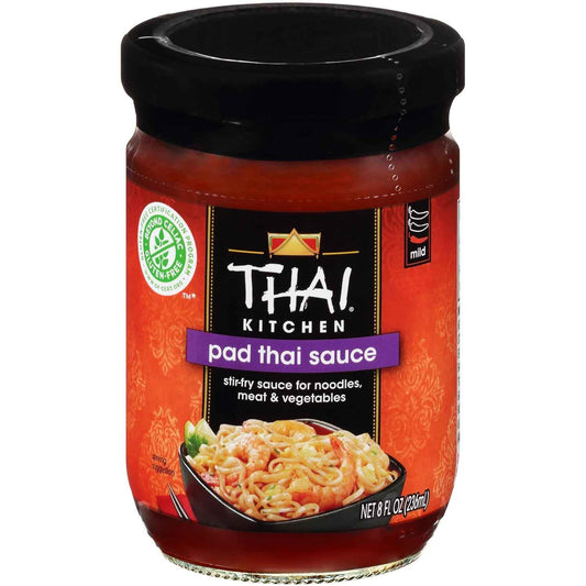 Thai Kitchen Pad Thai Sauce (Gluten Free) Family Friendly Stir Fry Sauce for Kid Friendly Dinners
