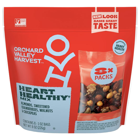 8 individually sealed 1-oz single-serve bags for built-in portion control