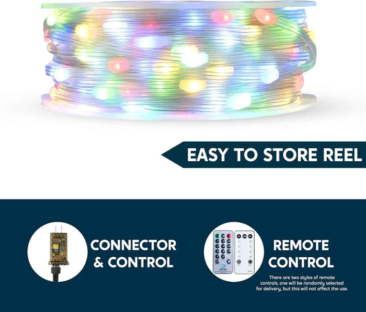 Joiedomi 600 LED Kids Room Lights – Shatterproof Safe Nursery and Playroom Decor with Low-Voltage 29V Adapter and Timer