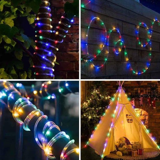 LumiGlow Battery Rope Lights – Portable 40ft String Lights for Patio, Camping & Backyard Gatherings