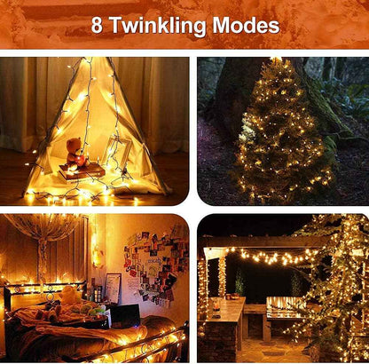 MASHANG Battery String Lights – Cozy Bedroom Decor with 8 Modes and Built-In Timer for Living Room Ambiance