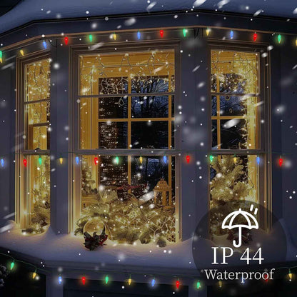 Anycosy C3 Strawberry Solar String Lights 100 LED – Crystal-Clear Cozy Living Room Christmas Lights with 8 Modes and Warm Ambiance