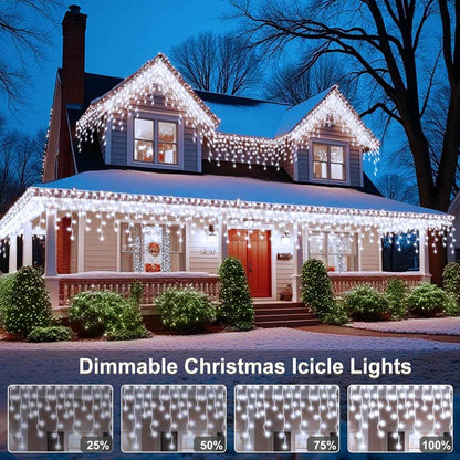 echosari 300 LED Curtain Lights – Bedroom Decor Glow with Warm White or Cool White Tone