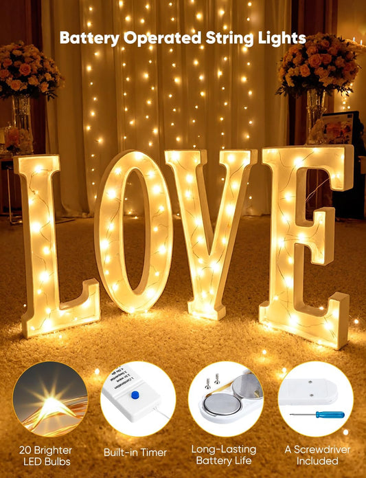 8 lighting modes including steady on, twinkle/flash, slow fade, sequential, and combination