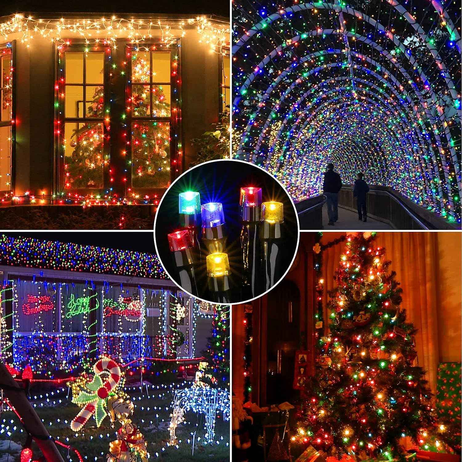 Flacchi Fairy Lights 66ft – Cozy Birthday Gift for Mom, 8 Lighting Modes for Bedroom and Patio Decor