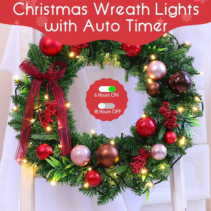 Lumify Home Waterproof Battery String Lights - Portable Patio and Porch Lighting Without Outlets