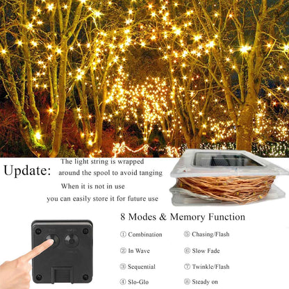 Joomer Solar Fairy Lights – Child-Safe Nursery String Lights with No Flame and Auto On/Off Sensor