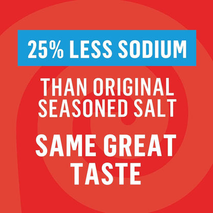 Lawry's 25% Less Sodium Seasoned Salt – One-Bottle Seasoning for Faster Weeknight Meal Prep