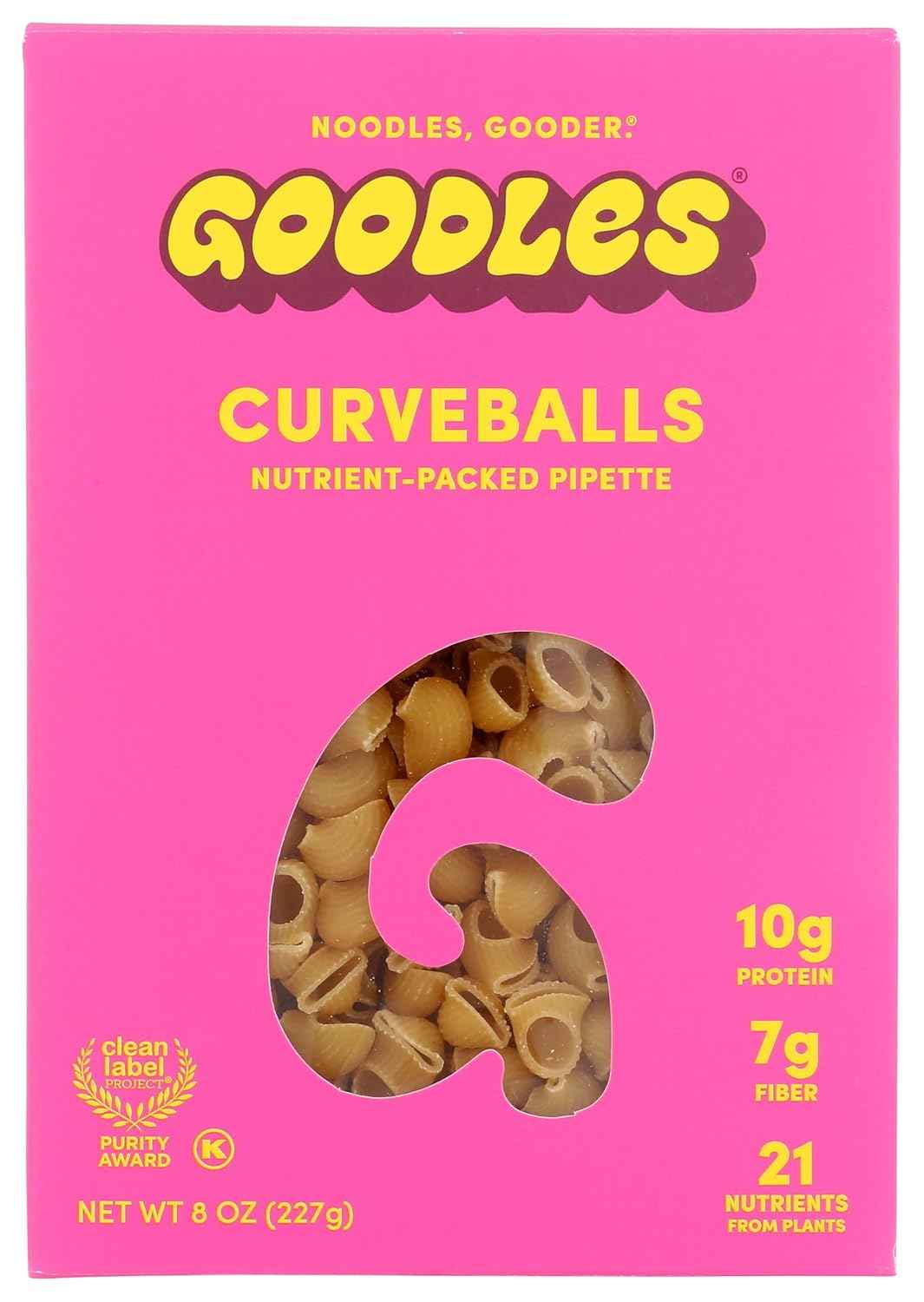 Goodles Curveballs Pasta, 8 OZ – Family Weeknight Dinner Side Dish, Kid-Friendly No HFCS Recipe