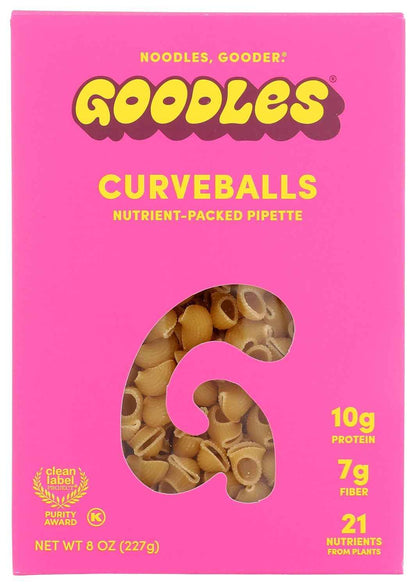 Goodles Curveballs Pasta, 8 OZ – Family Weeknight Dinner Side Dish, Kid-Friendly No HFCS Recipe