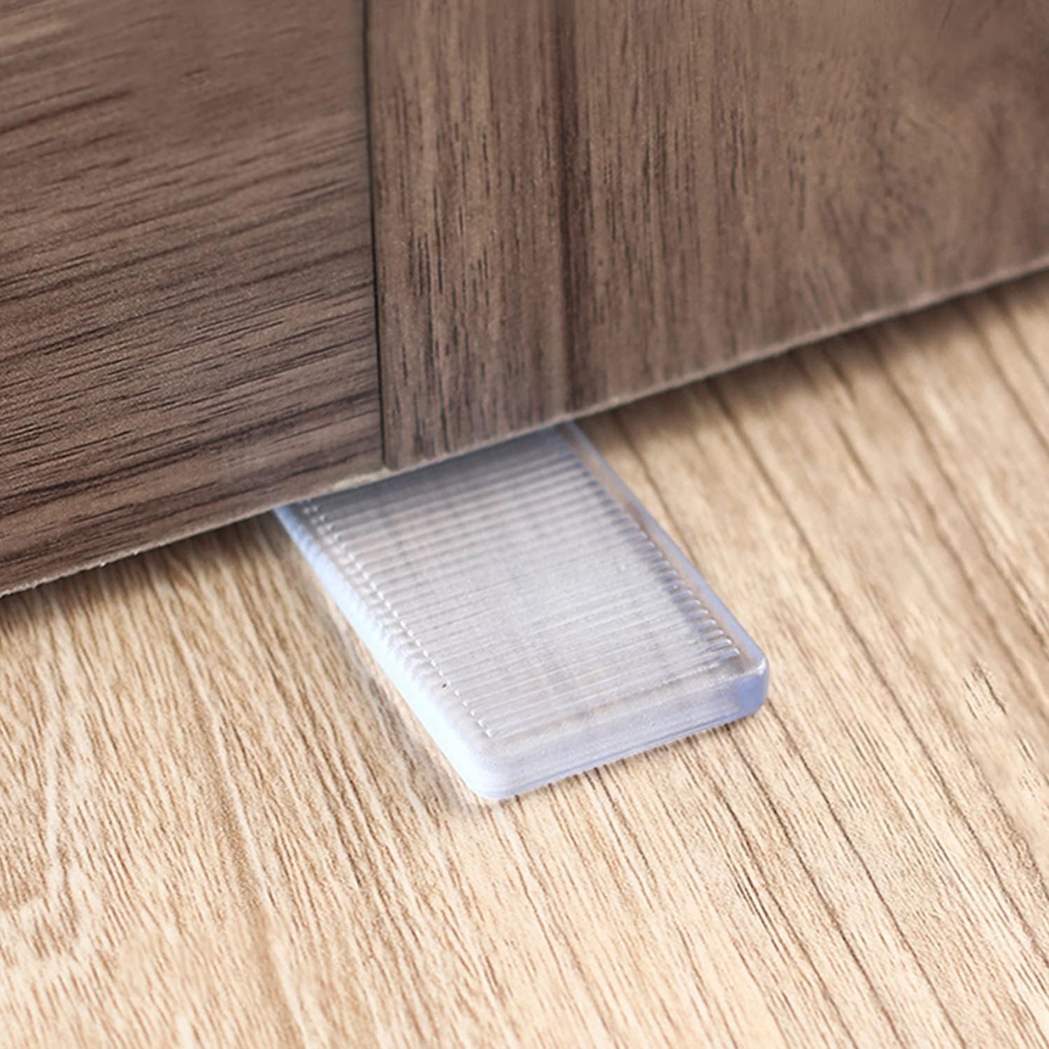 8 Pcs Clear Shims – Barely-There Furniture Leveler for Clutter-Free Minimalist Bedrooms