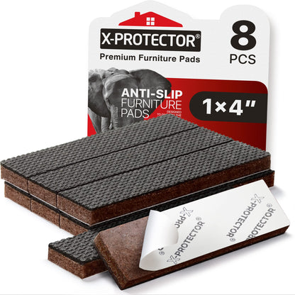 8 Rectangular 1 x 4"