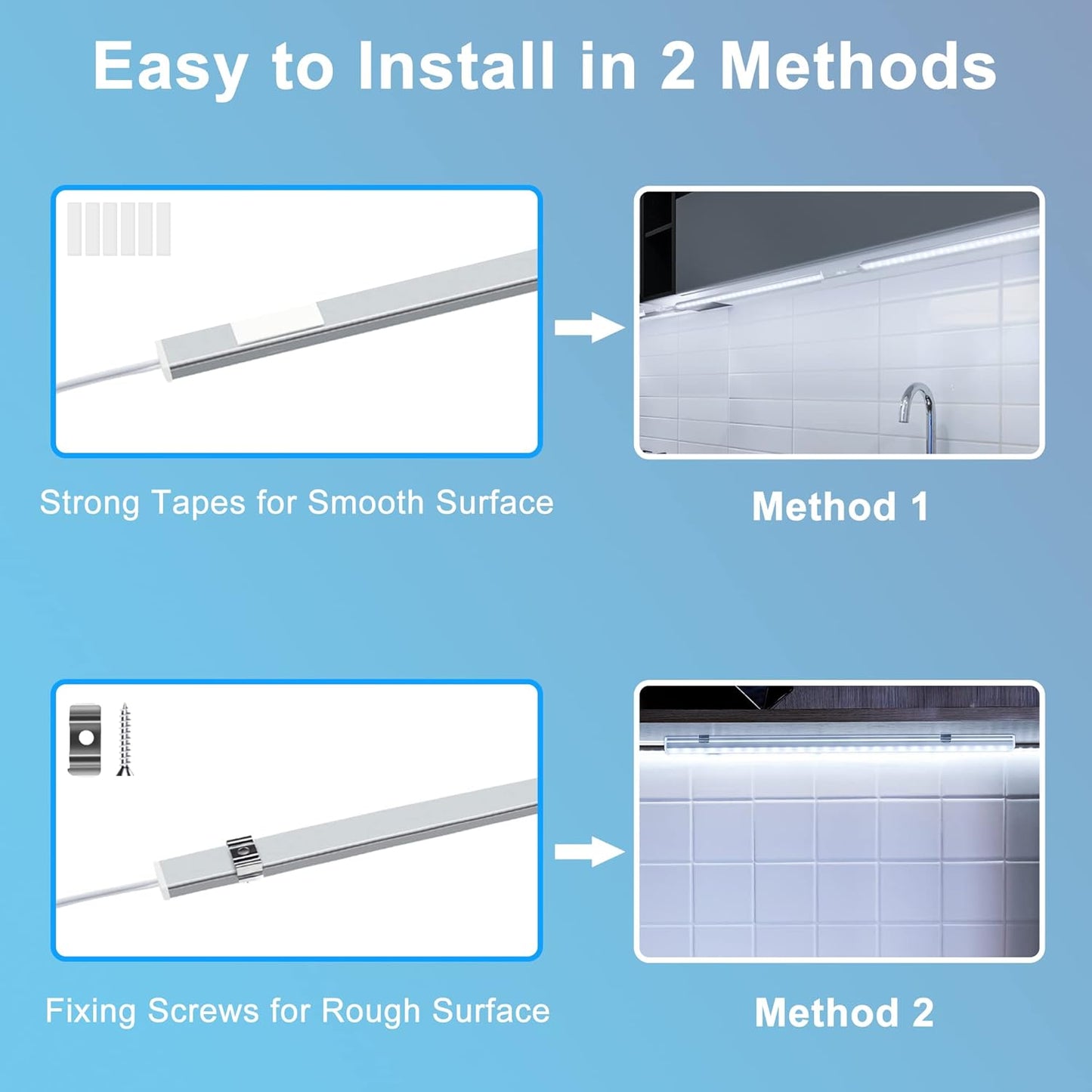 8 variants spanning 3-pack and 6-pack sizes with warm white, daylight, multicolor, or 5-color-temperature options