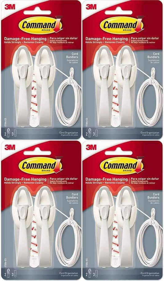3M Command Cord Bundlers – Living Room Entertainment Center Cable Styling Solution