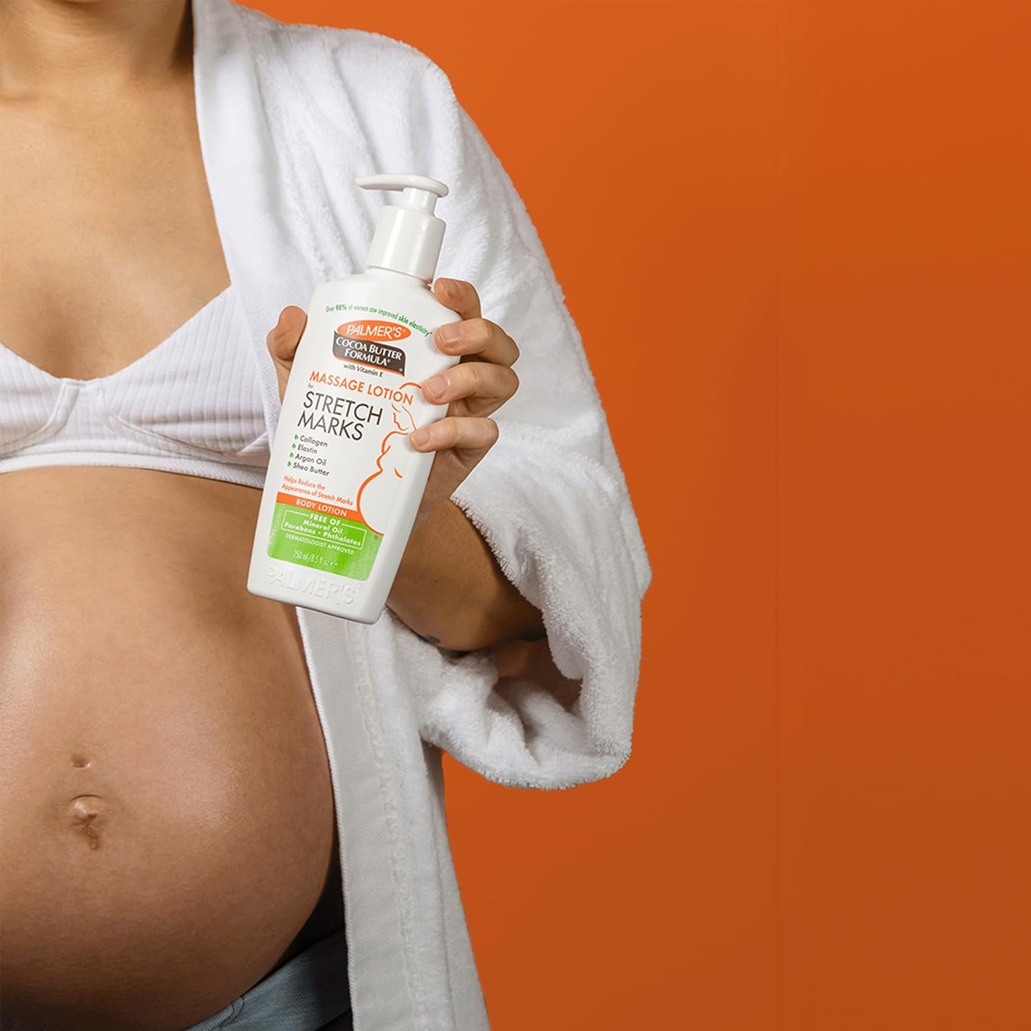 Palmer's_Cocoa_Butter_Formula_Massage_Lotion_For_Stretch_Marks,_Pregnancy_Skin_Care,_Belly_Cream_with_Collagen,_Argan_OIl_and_Shea_Butter,_8.5_Ounces