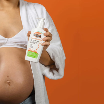 Palmer's_Cocoa_Butter_Formula_Massage_Lotion_For_Stretch_Marks,_Pregnancy_Skin_Care,_Belly_Cream_with_Collagen,_Argan_OIl_and_Shea_Butter,_8.5_Ounces