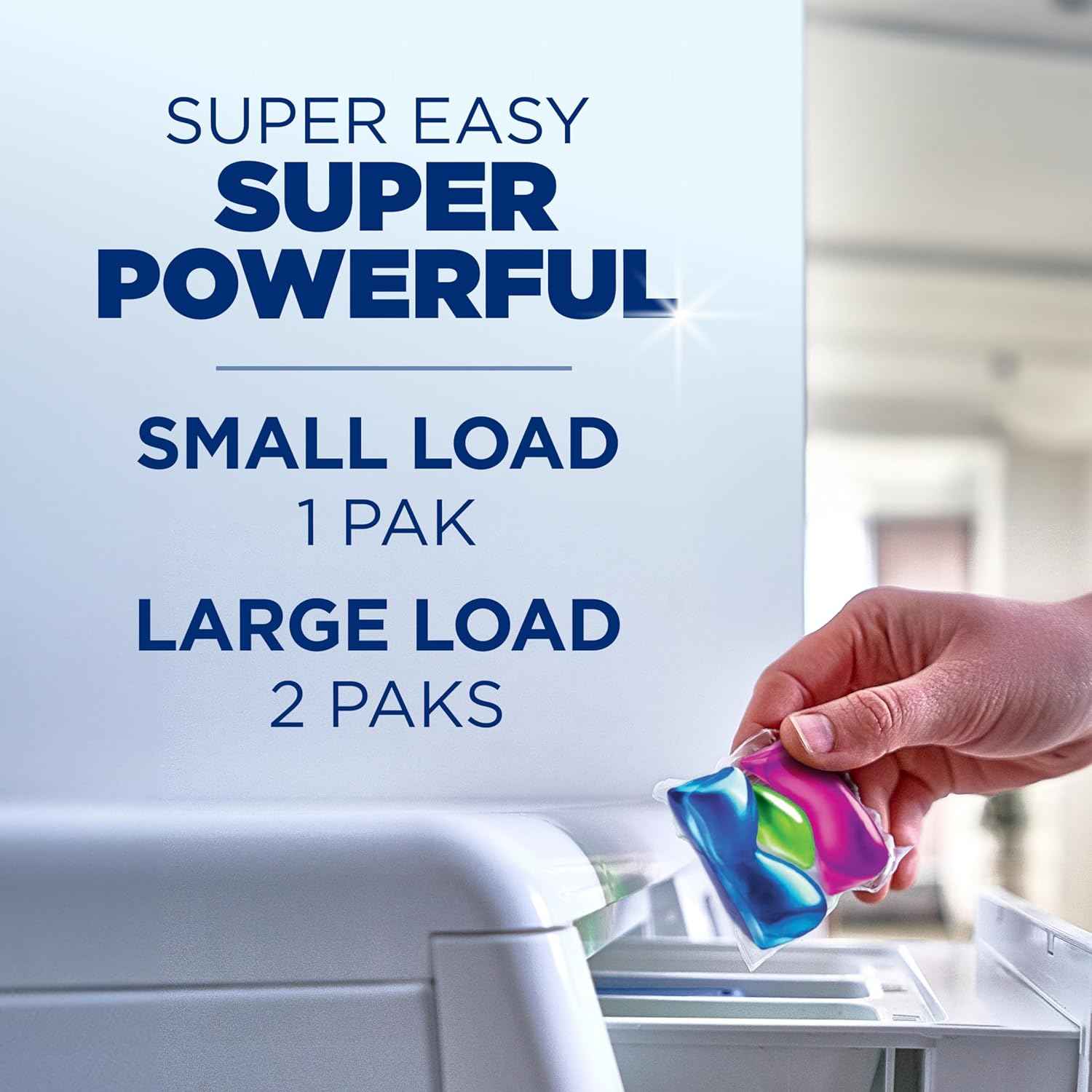 ARM & HAMMER Deep Clean Odor Formula Laundry Detergent Power Paks, Radiant Burst Scent