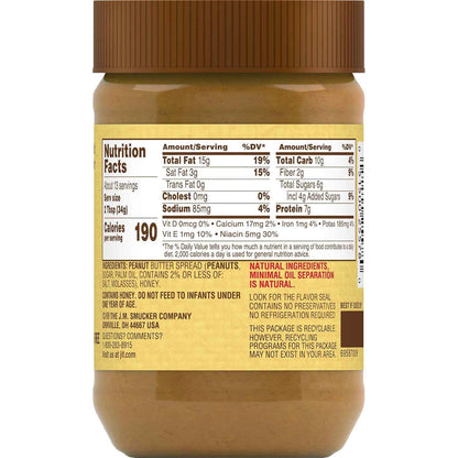 Jif Natural Creamy/ Natural Creamy with Honey/ Natural Crunchy