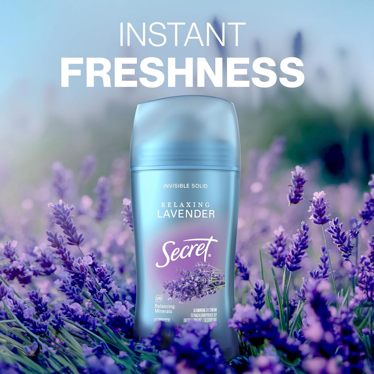 Secret_Fresh_Antiperspirant_Deodorant_for_Women,_72hr_Breathable_Sweat_&_Odor_Protection,_Instant_Freshness_&_Gentle,_PH_Balancing_Minerals,_Clear_Gel,_Relaxing_Lavender_Scent,_2.6_oz