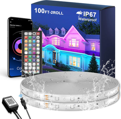 Fussion_Outdoor_LED_Strip_Lights_Waterproof_100FT_(2_Rolls_of_50ft)_IP67_LED_Light_Strips_with_Remote,_RGB_Color_Changing_Christmas_House_Rope_Lighting_for_Outside