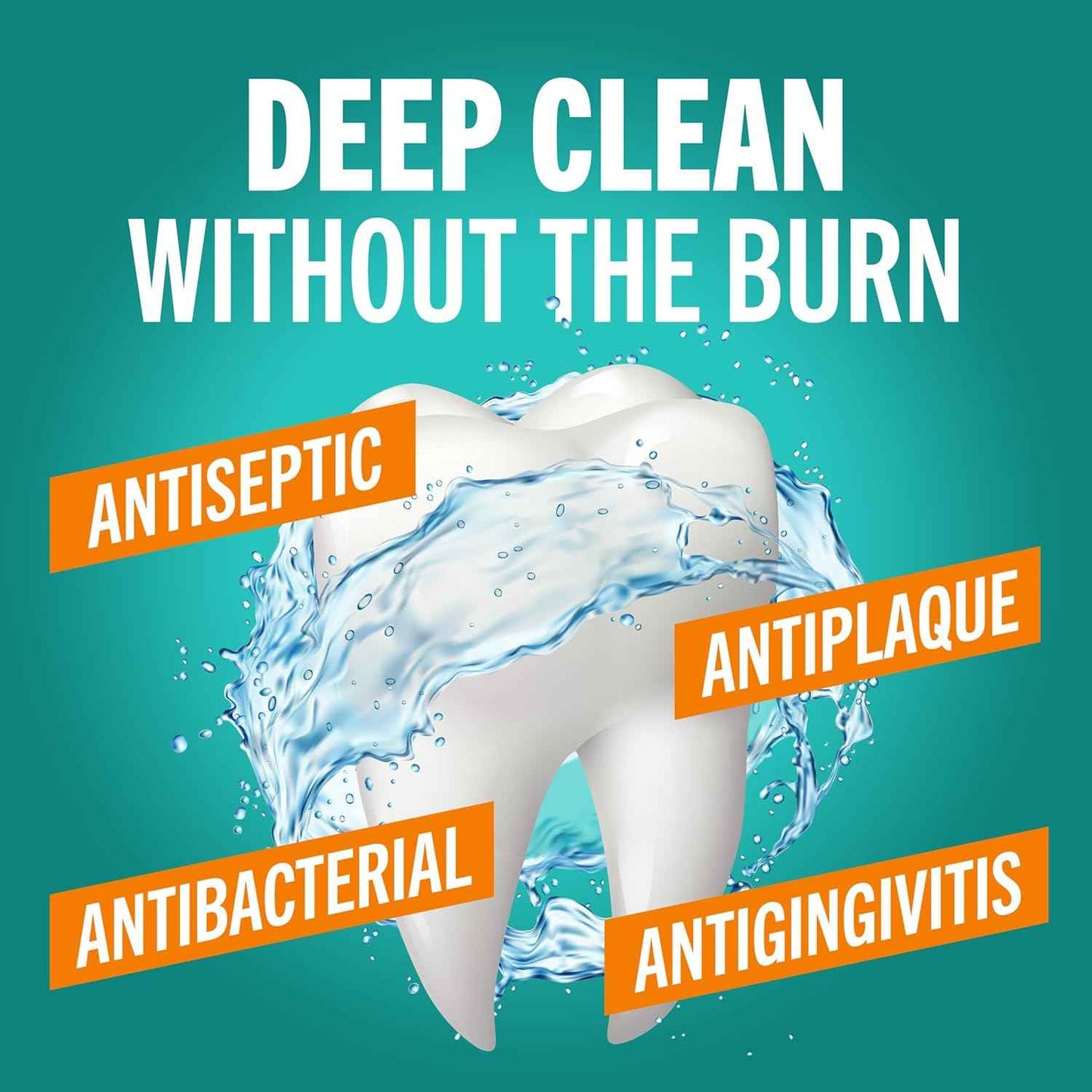 TheraBreath Deep Clean, Antiseptic Benefits, Fresh Mint Flavor, Dentist Formulated, Alcohol Free, 16 fl oz (Pack of 2)