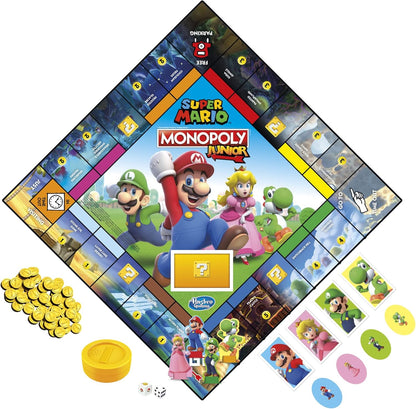 Monopoly_Junior_Super_Mario_Edition_Board_Game,_Fun_Kids'_Ages_5_and_Up,_Explore_The_Mushroom_Kingdom_as_Mario,_Peach,_Yoshi,_or_Luigi_(Amazon_Exclusive)