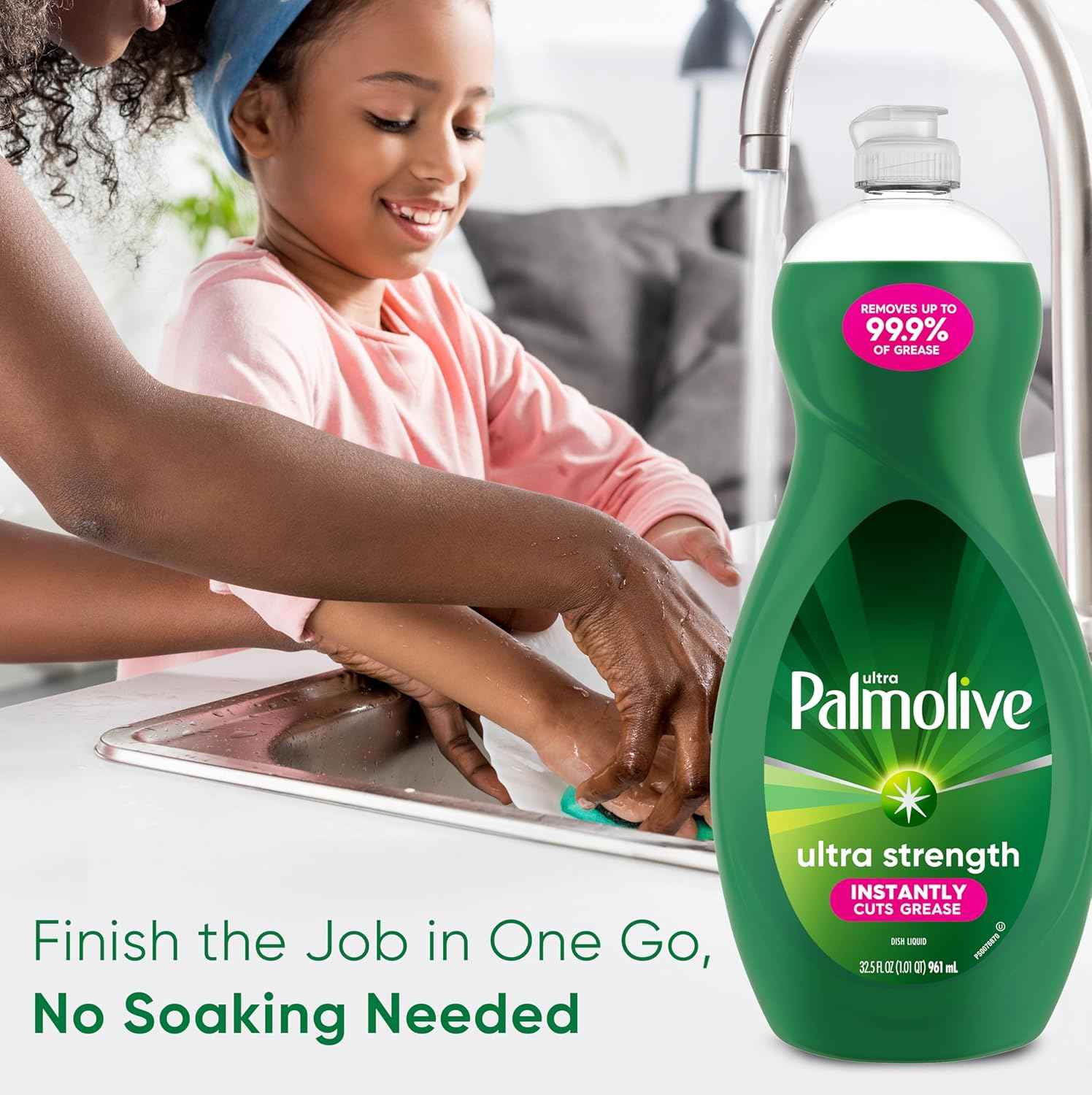 Palmolive Ultra Strength Liquid Dish Soap, Original Green