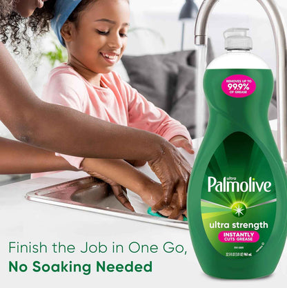 Palmolive Ultra Strength Liquid Dish Soap, Original Green