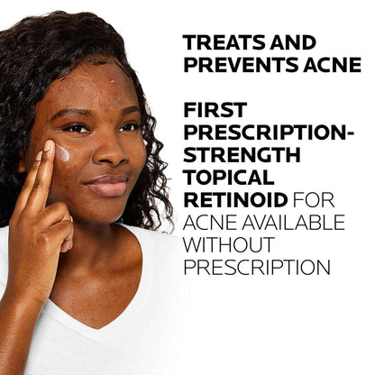 La Roche-Posay Effaclar Adapalene Gel 0.1% Acne Treatment, Retinoid Cream, Acne Medication Gel for Blackheads & Whiteheads, Oil Free, Helps Clear and Prevent Blemishes & Clogged Pores