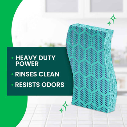 Scotch-Brite Odor Resist Heavy Duty Scrub Sponge, Dishwasher-Safe Kitchen sponges for Serious Scrubbing, Multipurpose Dish Sponge for Stuck-On Messes