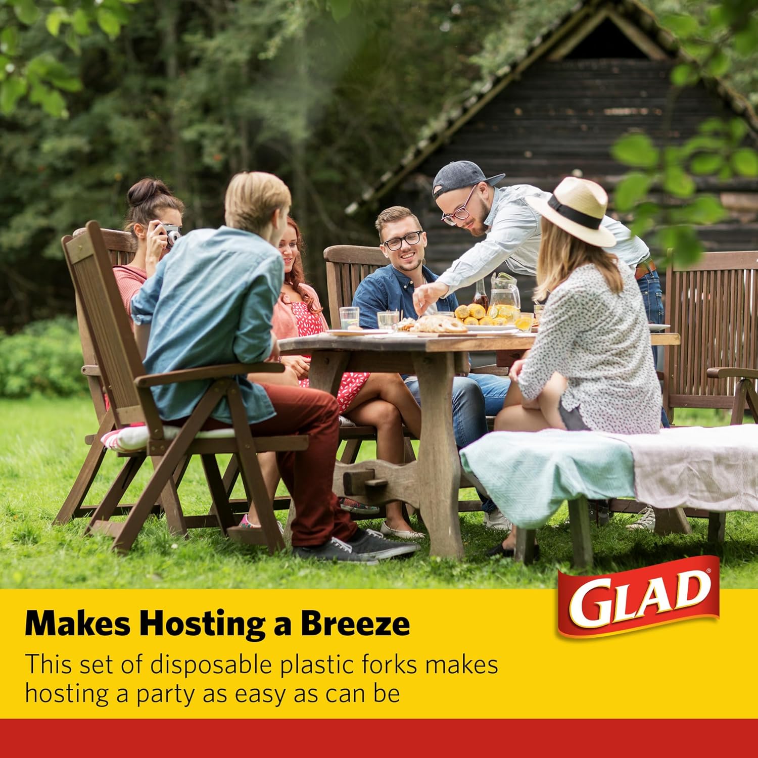 Glad_Clear_Heavy_Duty_Plastic_Forks,_Reduced-Plastic_Open_Handle,_Break-Resistant_Disposable_or_Top-Rack_Reusable_Cutlery_for_Parties,_Camping_&_Everyday_Meals,_Standard_Size,_70_Count