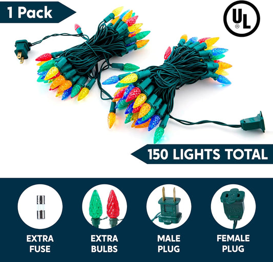 Joiedomi_C6_LED_Christmas_String_Lights,150_Count_Strawberry_Christmas_Trees_Lights,_50.6FT_Connectable_Multicolor_for_Indoor_Outdoor_Holiday_Party_Decor,Green_Wire