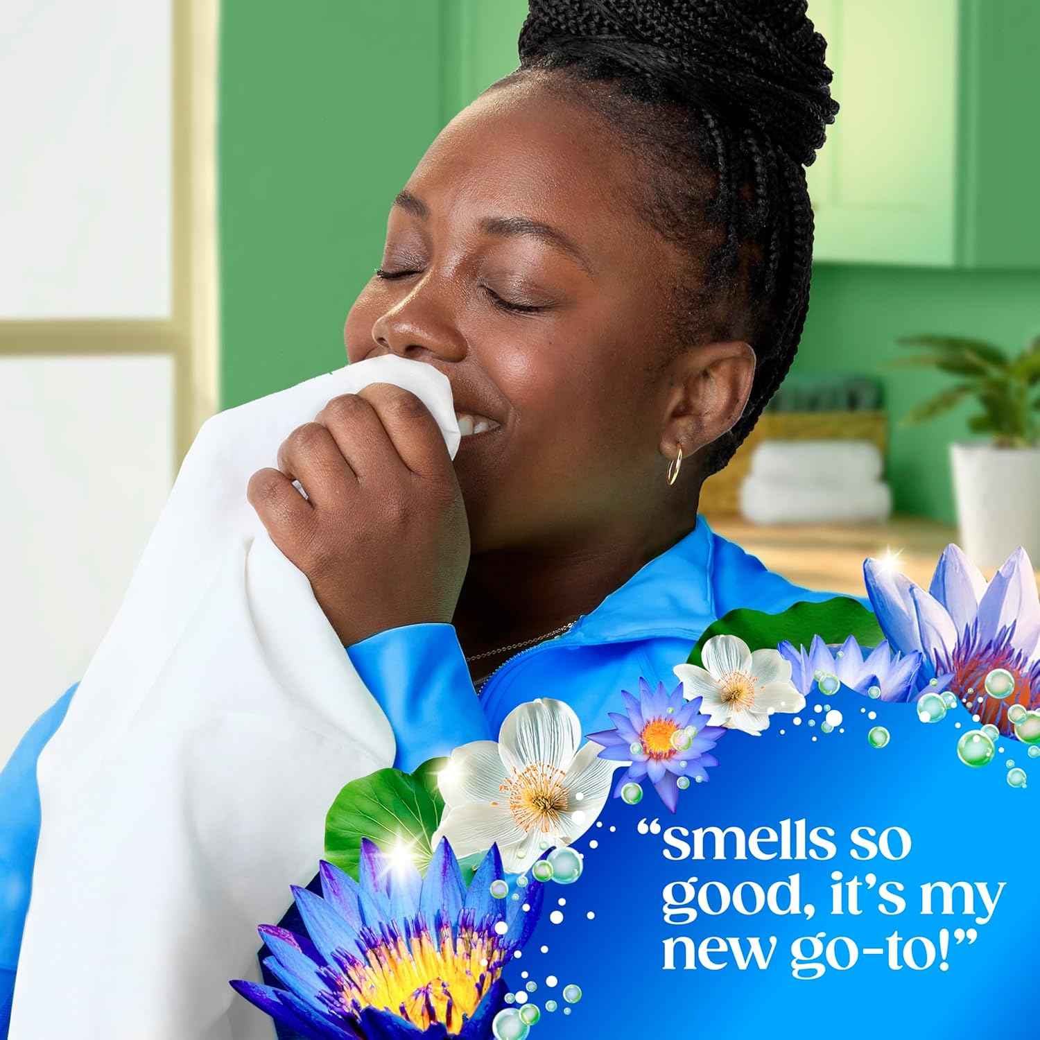Gain Flings Liquid Washing Detergent Pacs, Now with Odor Defense + Color Guard, Waterfall Delight Scent, 4-In-1 Liquid Laundry Detergent Pods, Clean & Fresh
