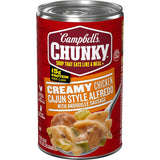 Campbell's Chunky Creamy Chicken Cajun Style Alfredo With Andouille Sausage Soup, 18.8 oz Can