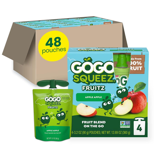 GoGo_squeeZ_No_Sugar_Added_Applesauce_and_Fruit_Puree,_Apple_Apple,_3.2_oz_Pouches_(Pack_of_48),_Fruit_Snacks_for_Kids,_Gluten_Free,_Nut_Free,_Recloseable_Cap,_BPA_Free