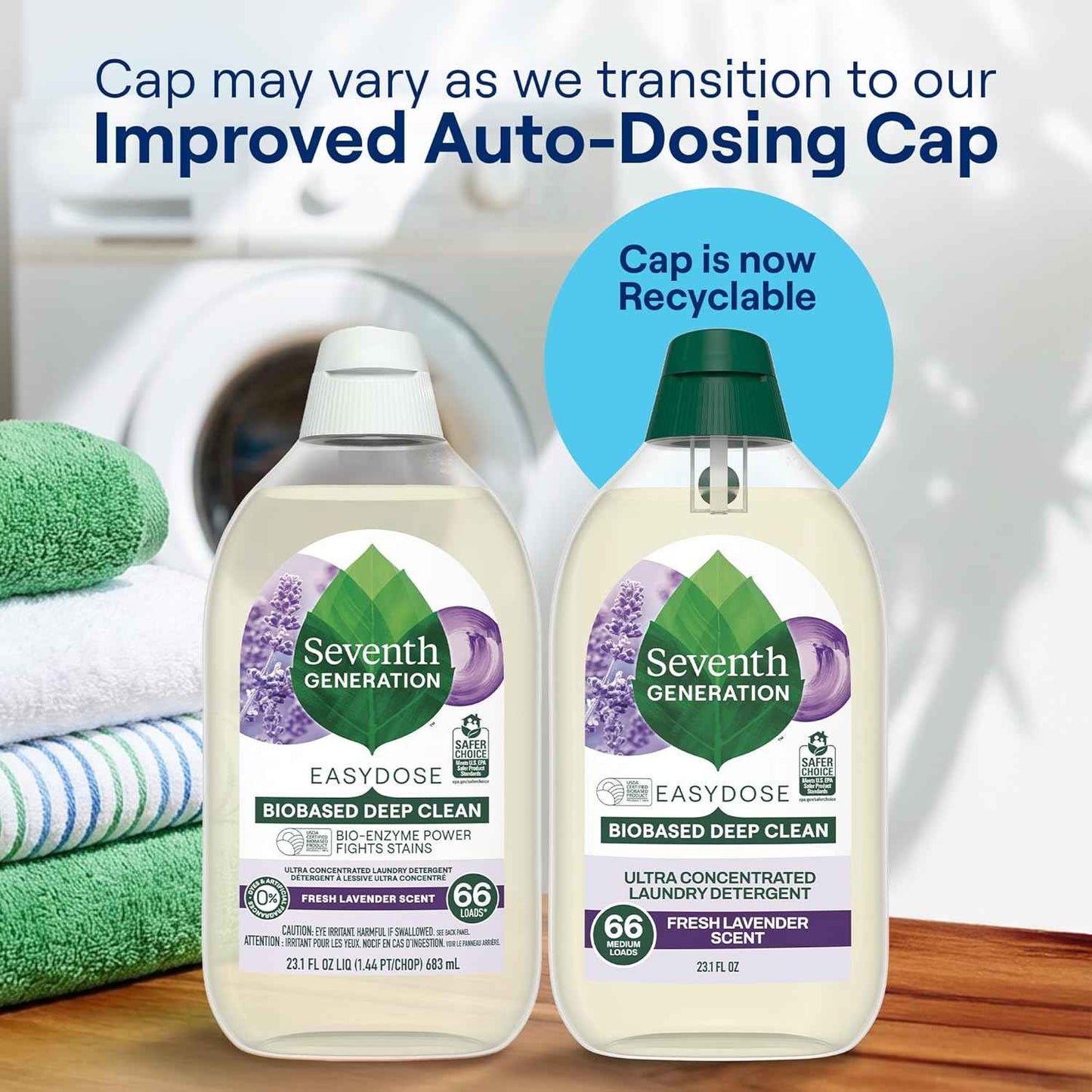 Seventh Generation EasyDose Laundry Detergent Ultra Concentrated Washing Detergent